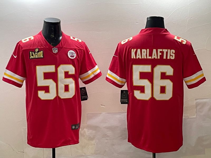Men Kansas City Chiefs #56 Karlaftis Red Second generations Nike 2025 Vapor Limited NFL Jersey style 4->kansas city chiefs->NFL Jersey